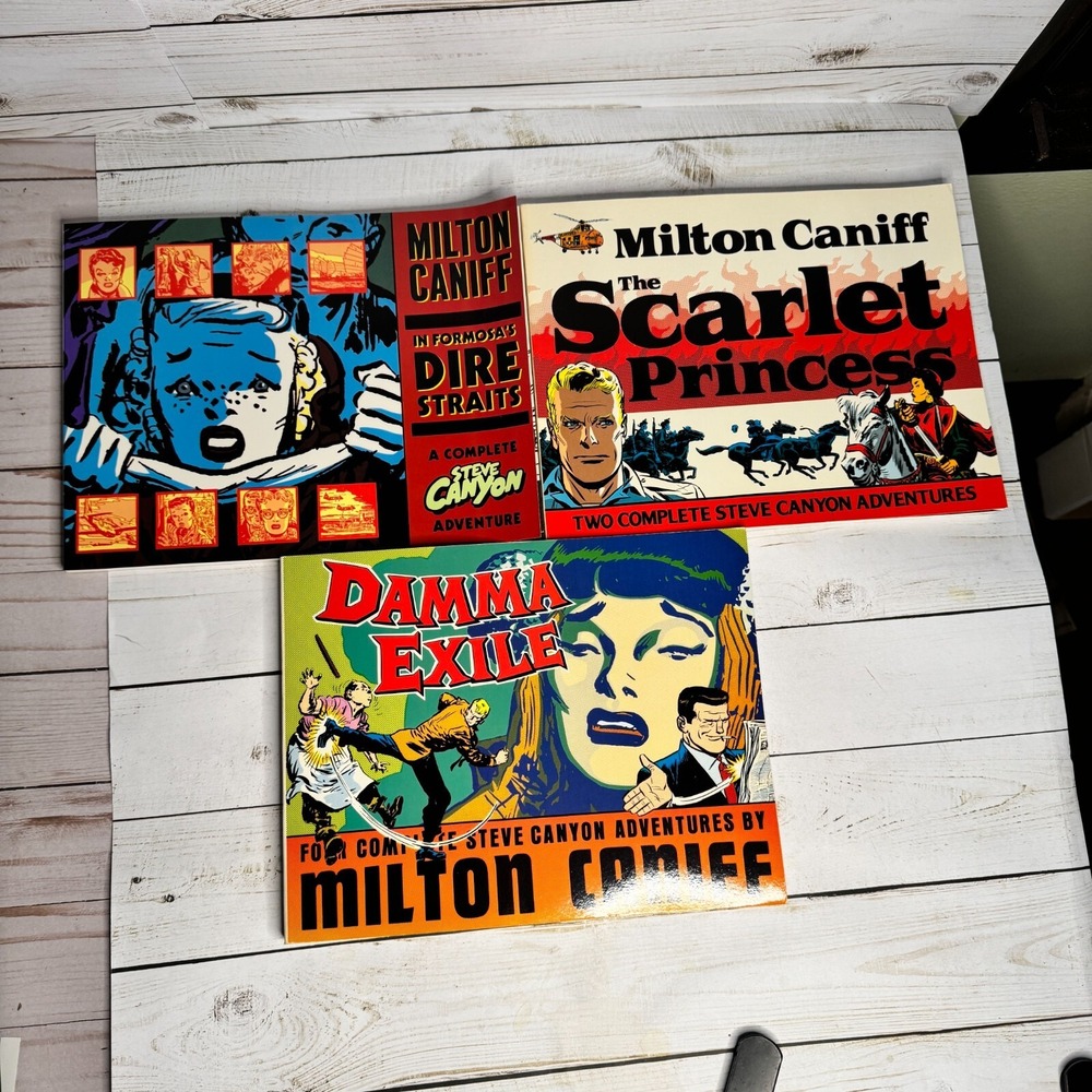 Milton Caniff‎ Dire Straits Scarlet Princess Damma Exile Comic Book KSP Lot of 3
